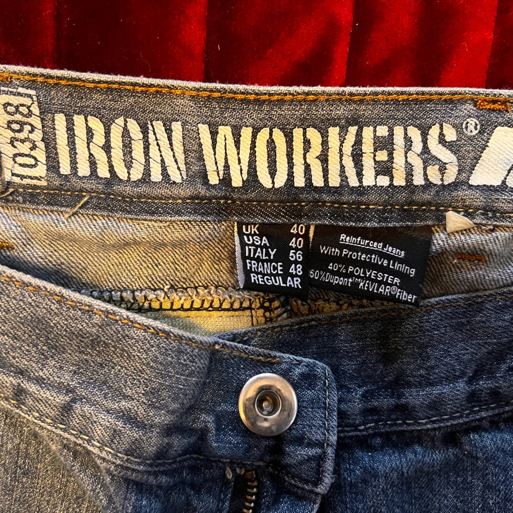 Men’s Iron Workers Motorcycle jeans